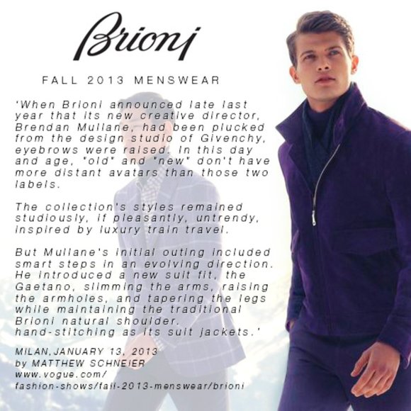 High-end Jacket - Brioni - Fall 2013 Collection - Picture 2 of 16